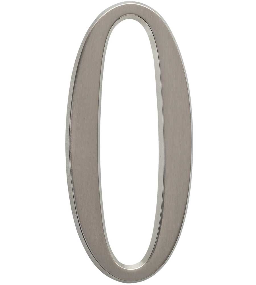 Design-It 4.75 Inch Numbers - Matte Silver