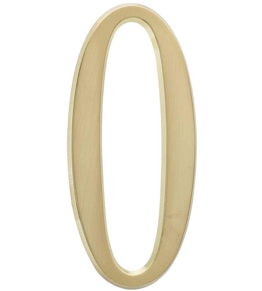 Design-It 4.75 Inch Numbers - Matte Gold