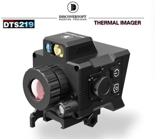 DTS642 Tactical Thermal Scope — Monocular Infrared Clip-On with 4 Pseudo-Color Modes, WiFi & Shockproof Design for Hunting
