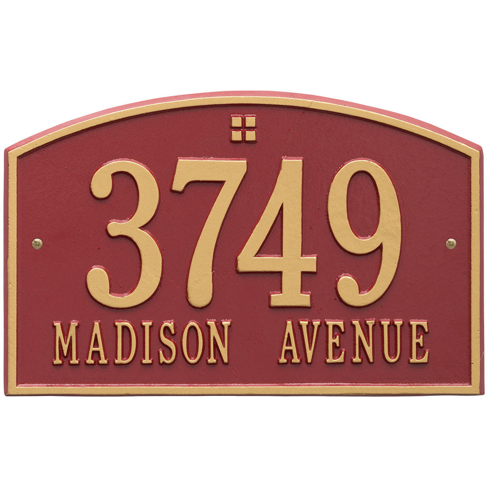 Cape Charles Address Plaque - Two-Line