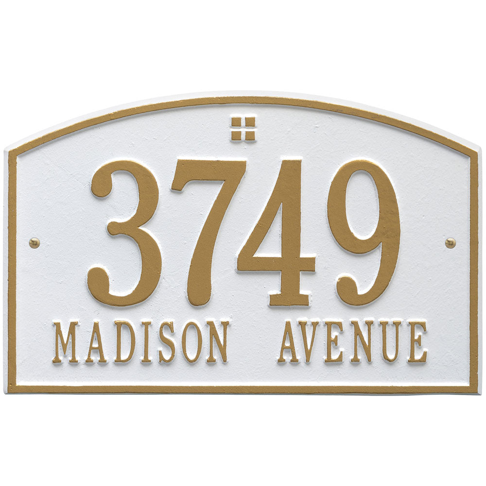 Cape Charles Address Plaque - Two-Line
